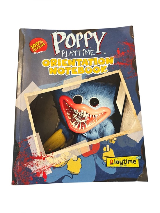 Other - Poppy Playtime Orientation Notebook Book NWOT Huggy Wuggy Horror Game